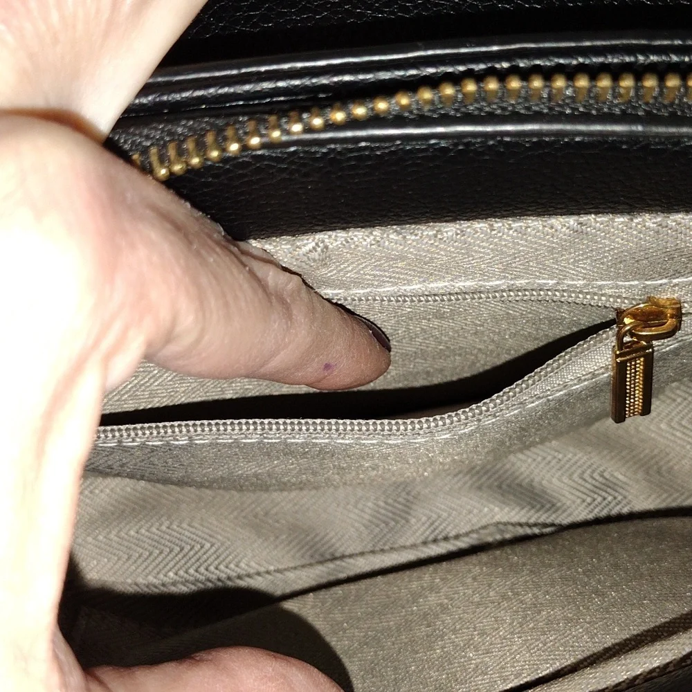 Elegant Brown and Gold Women's Bag - Picture 10 of 14